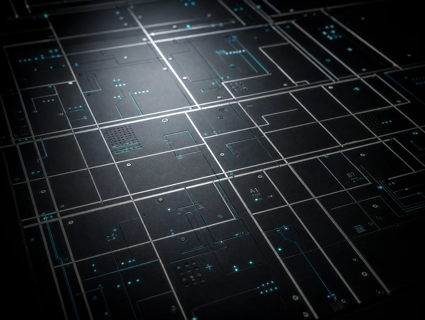 RackKit Vented Hex Top Panel with precision laser-cut honeycomb mesh